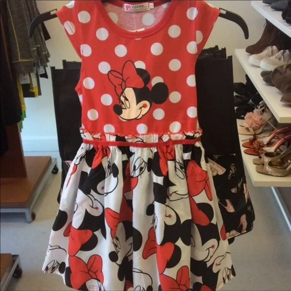 New Minnie Mouse Dress | Color: Red | Size: 5tg | Esherfashion's Closet